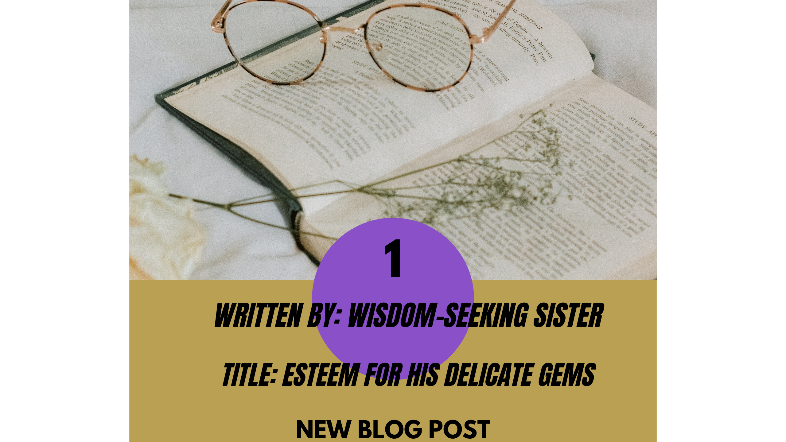 Esteem for His Delicate Gems "Wisdom-Seeking Sister"