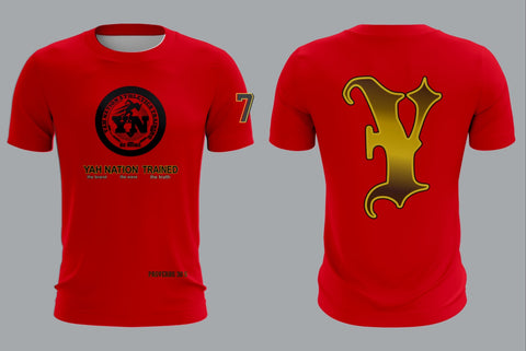 Pre-Order Athlete Yah Nation Trained T-Shirts