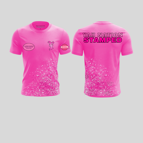 Breast Cancer Shirt "Yah Nation Stamped"